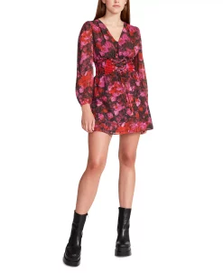 Steve Madden Diana Floral Chiffon Mini Dress 10 Steve Madden Diana Floral Chiffon Mini Dress -VINCE CAMUTO Shop 23101544 fpx