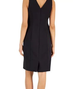 Anne Klein Women's Compression V-Neck Sheath Dress -VINCE CAMUTO Shop 23151138 fpx