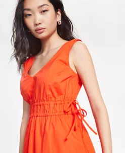 And Now This Women's Sleeveless A-Line Poplin Dress -VINCE CAMUTO Shop 23166609 fpx