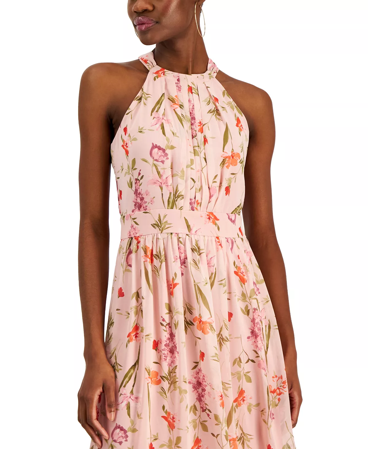 INC International Concepts Women's Floral-Print Halter-Neck Maxi Dress, Created For Macy's 4 INC International Concepts Women's Floral-Print Halter-Neck Maxi Dress, Created For Macy's - Image 4