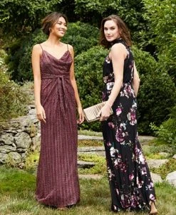 Adrianna Papell Women's Cowl-Neck Tie-Front Dress -VINCE CAMUTO Shop 23220461 fpx