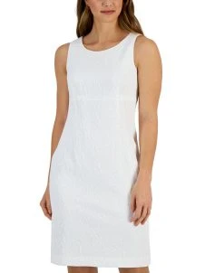 Kasper Women's Jacquard Empire-Waist Sleeveless Dress -VINCE CAMUTO Shop 23315279 fpx
