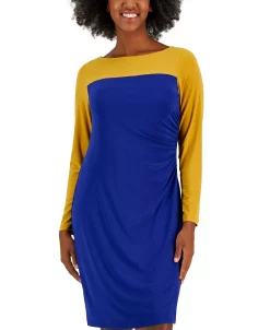 Kasper Ginger Colorblocked Midi Shift Dress -VINCE CAMUTO Shop 23530865 fpx