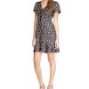 Michael Kors Women's Giraffe-Print Tie Cutout Dress