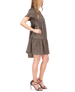 Michael Kors Women's Giraffe-Print Tiered Dress -VINCE CAMUTO Shop 23556208 fpx
