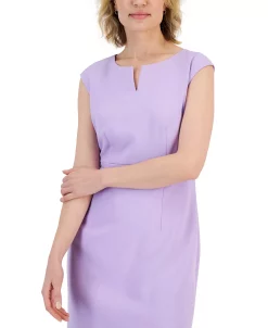 Kasper Notched-Neck Sheath Dress 12 Kasper Notched-Neck Sheath Dress -VINCE CAMUTO Shop 23568439 fpx