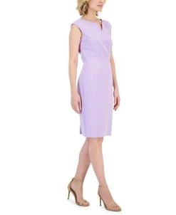 Kasper Notched-Neck Sheath Dress 11 Kasper Notched-Neck Sheath Dress -VINCE CAMUTO Shop 23568440 fpx