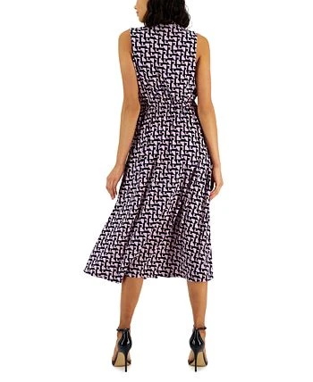 Anne Klein Women's Jenna Stand-Collar Sleeveless Dress 2 Anne Klein Women's Jenna Stand-Collar Sleeveless Dress - Image 2