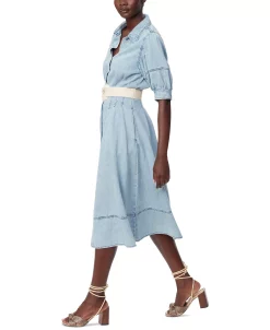 Sam Edelman Women's Cotton Collared Belted Shirtdress -VINCE CAMUTO Shop 23622207 fpx