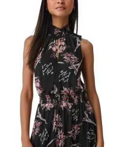Karl Lagerfeld Paris Women's Signature-Print Sleeveless Dress -VINCE CAMUTO Shop 23676676 fpx