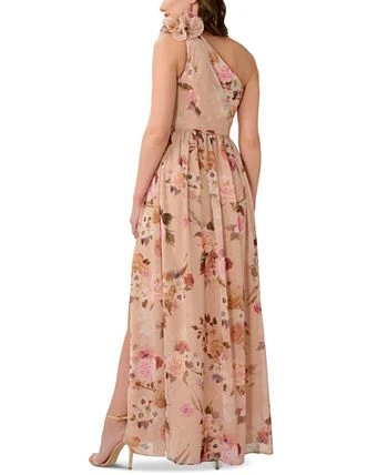 Adrianna Papell Women's Floral-Print One-Shoulder Gown 2 Adrianna Papell Women's Floral-Print One-Shoulder Gown - Image 2