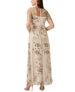Adrianna Papell Women's Floral-Embroidered Gown -VINCE CAMUTO Shop 23684772 fpx