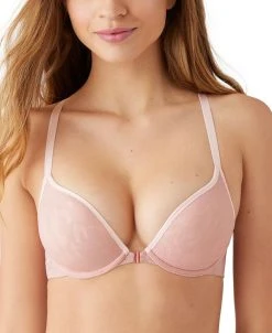 B.TEMPT'D Women's Shadow Scene Front Close Push-Up Bra 958268