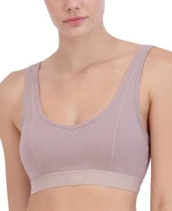 Steve Madden Women's Ribbed Stretch Bralette SM02151