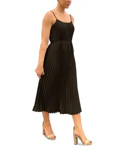 Sam Edelman Pleated Chiffon Sleeveless A-Line Dress -VINCE CAMUTO Shop 23706503 fpx