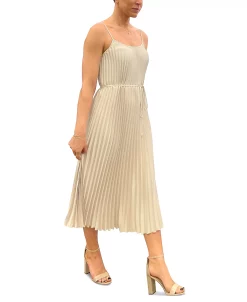 Sam Edelman Pleated Chiffon Sleeveless A-Line Dress -VINCE CAMUTO Shop 23706508 fpx