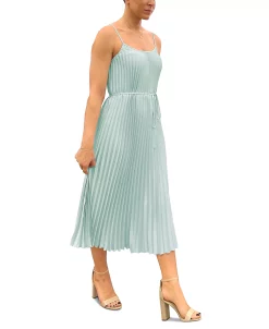 Sam Edelman Pleated Chiffon Sleeveless A-Line Dress -VINCE CAMUTO Shop 23706513 fpx