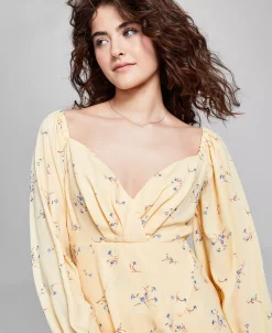 And Now This Women's Ruffled Pleated-Bust A-Line Dress -VINCE CAMUTO Shop 23733318 fpx