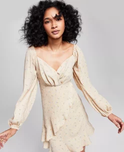 And Now This Women's Ruffled Pleated-Bust A-Line Dress -VINCE CAMUTO Shop 23733321 fpx