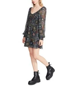 Steve Madden Women's Color Me Lucky Printed Fit & Flare Dress -VINCE CAMUTO Shop 23775185 fpx