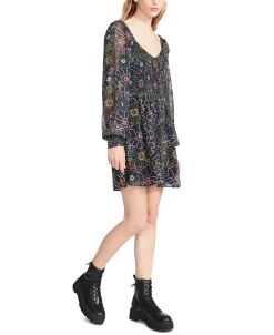 Steve Madden Women's Color Me Lucky Printed Fit & Flare Dress -VINCE CAMUTO Shop 23775186 fpx