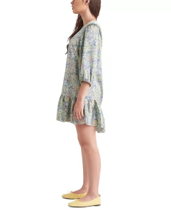 Black Tape Light Satin V-Neck Ruffled-Hem Mini Dress 9 Black Tape Light Satin V-Neck Ruffled-Hem Mini Dress -VINCE CAMUTO Shop 23776484 fpx