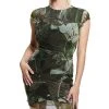 Guess Women's Eco Aida Mesh Short Sleeve Dress