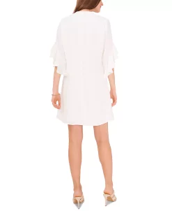 Vince Camuto Women's Ruffle-Sleeve Dress -VINCE CAMUTO Shop 23892305 fpx