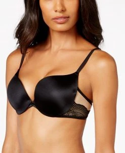 Maidenform Love The Lift Push Up & In Satin Plunge Underwire Bra DM9900