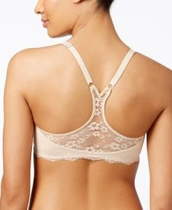 Maidenform One Fab Fit Lace T-Back Shaping Underwire Front Close Bra 7112 -VINCE CAMUTO Shop 3609836 fpx