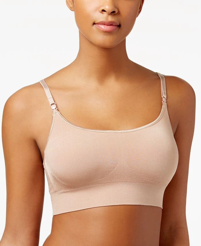 Warner's ® Easy Does It® Dig-Free Comfort Band With Seamless Stretch Wireless Lightly Lined Convertible Comfort Bra RM0911A 1 Warner's ® Easy Does It® Dig-Free Comfort Band With Seamless Stretch Wireless Lightly Lined Convertible Comfort Bra RM0911A