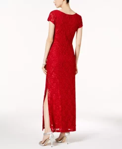 Connected Sequined Lace Column Gown -VINCE CAMUTO Shop 9067471 fpx