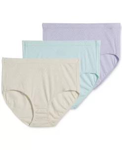 Jockey Elance Breathe Brief 3 Pack Underwear 1542, Extended Sizes -VINCE CAMUTO Shop 9178713 fpx