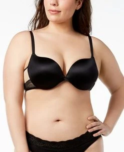 Maidenform Love The Lift Push Up & In Satin Plunge Underwire Bra DM9900 -VINCE CAMUTO Shop 9675829 fpx