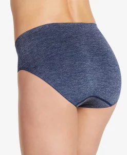 Jockey Smooth And Shine Seamfree Heathered Hi Cut Underwear 2188, Available In Extended Sizes -VINCE CAMUTO Shop 9947571 fpx